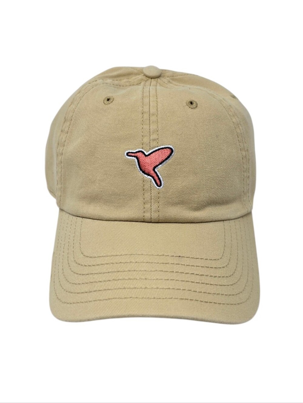 NWOT Birddogs Free The Bird Dad Hat Khaki Cotton Strapback Baseball Cap
